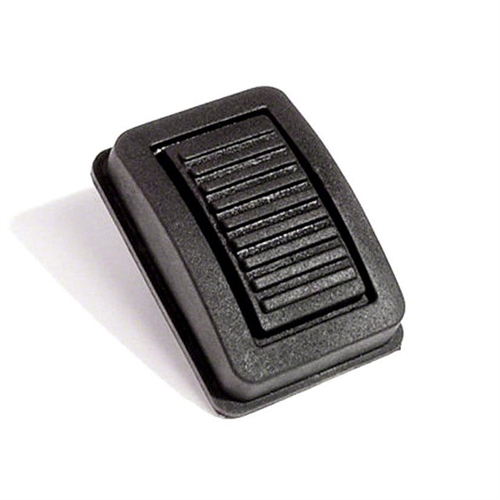 Park Brake Pedal Pad Black. Your stainless steel bezel fits over this new pad. 1-5/8 In. wide X 2-5/